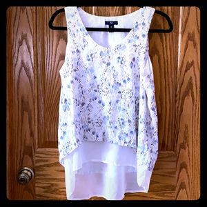 Gap Beigh Blue & Brown Tank Top S